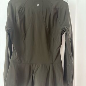 Lululemon Dark Green Activewear Top